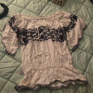 Of the shoulder blouse